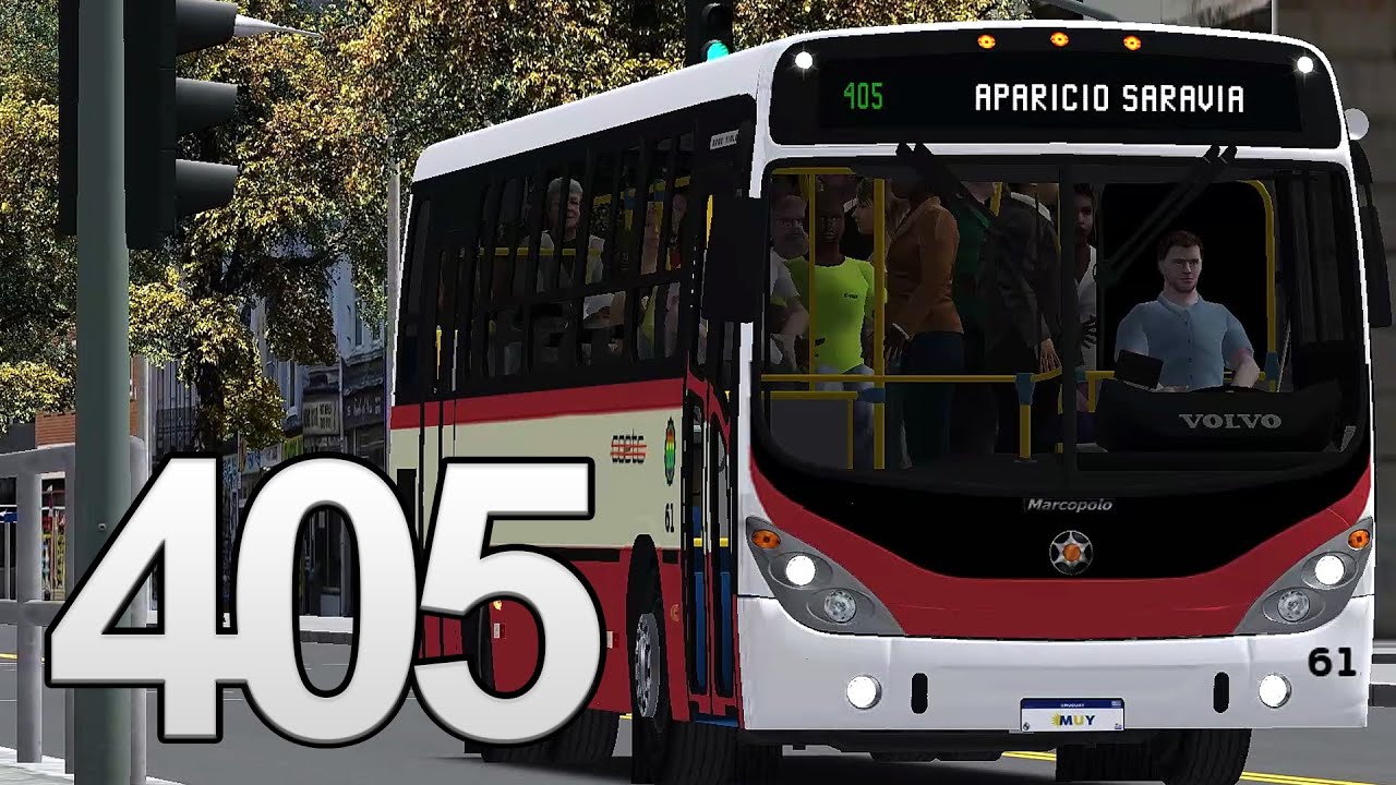 【 OMSI 2 】— Linea 405 - COETC | Mapa Montevideo Ficticio v3.1