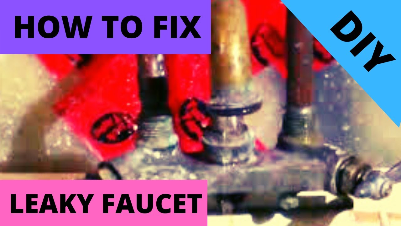Fix Leaky Laundry Tub Faucet:Part1 (replace valve seat washer) DIY.