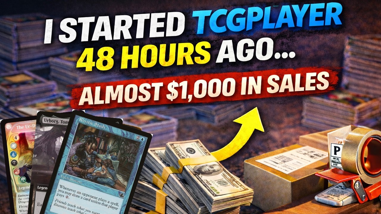 I Started TCGplayer 48 Hours Ago… Almost $1,000 in Sales