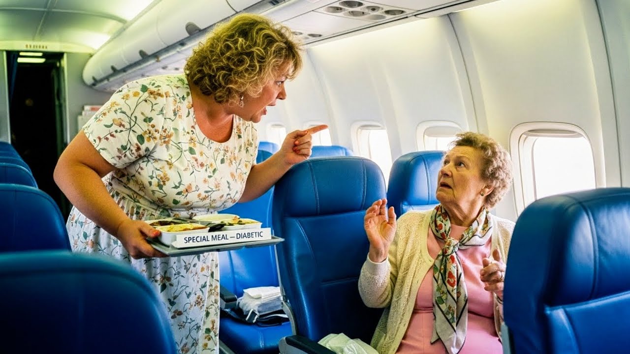 A Karen Denied My Mother's In-Flight Meal — Flight Attendant Caught Her