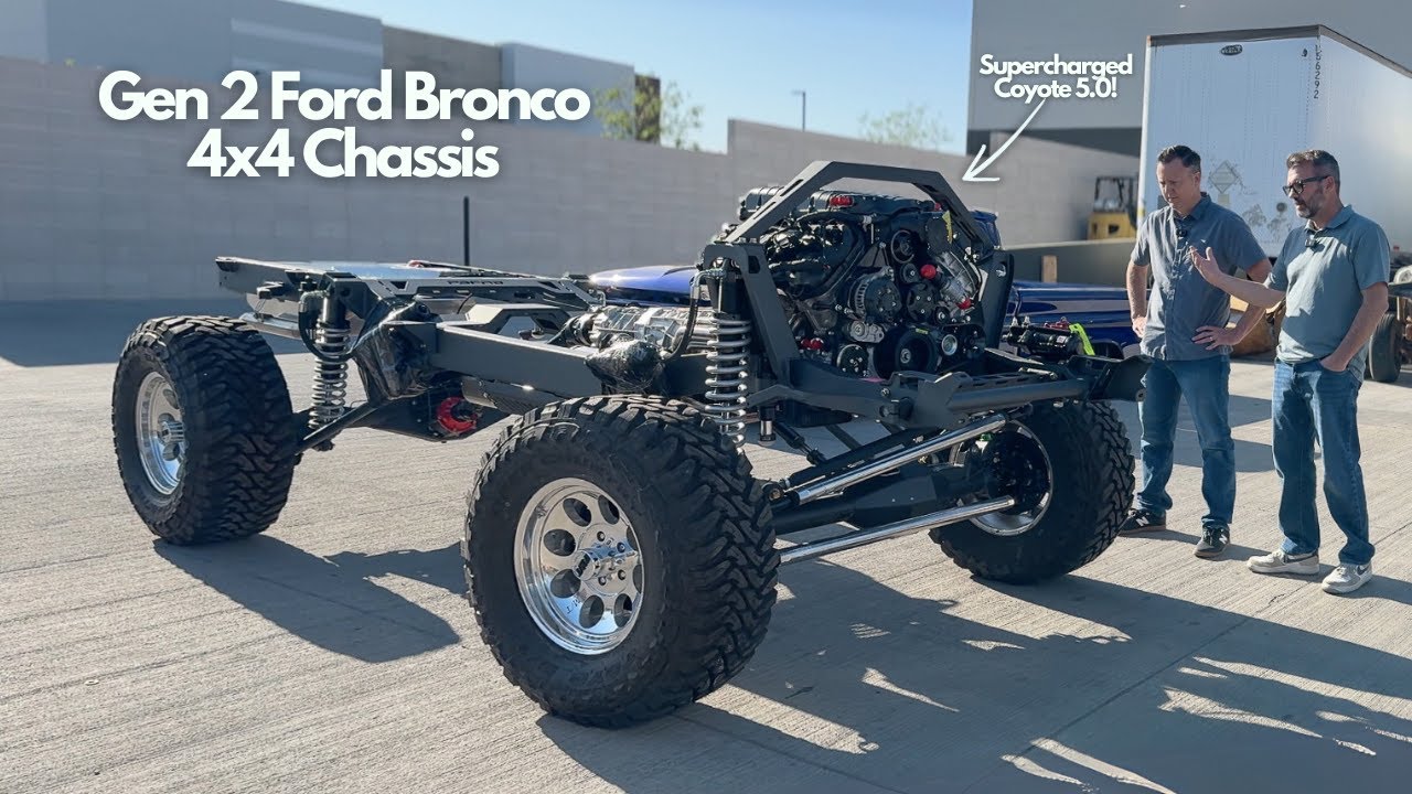 First Look: Our New 1978-79 Ford Bronco Chassis with Supercharged Coyote