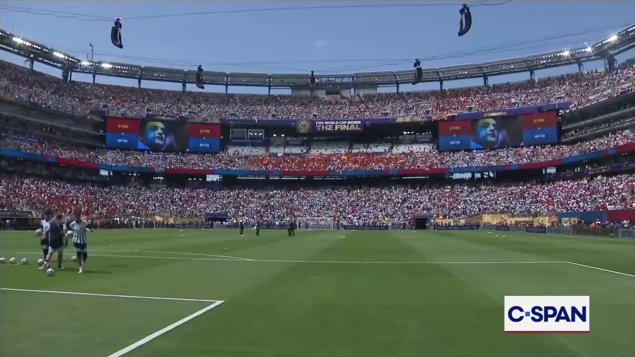 Trump / Marine One flyover 2026 FIFA World Cup final MetLife Stadium  New Jersey -ExMo PODCAST BONUS