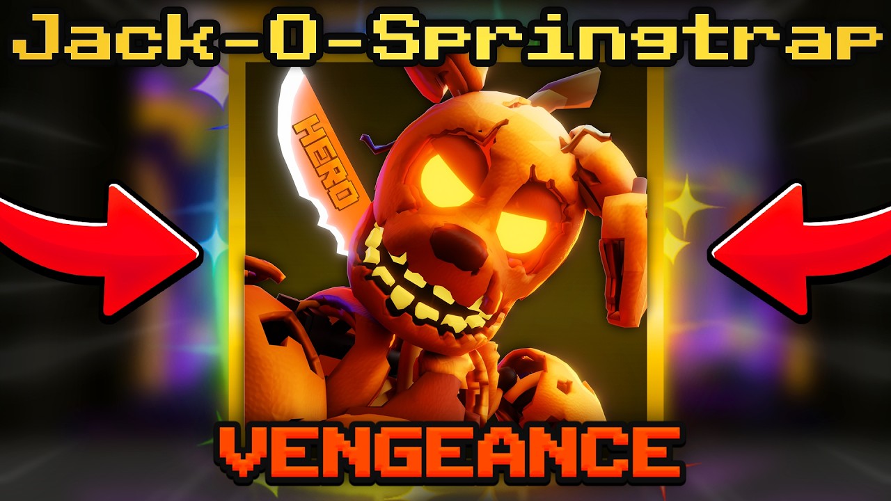 Hero Jack-O-Springtrap Has Arrived In Five Nights TD 2..