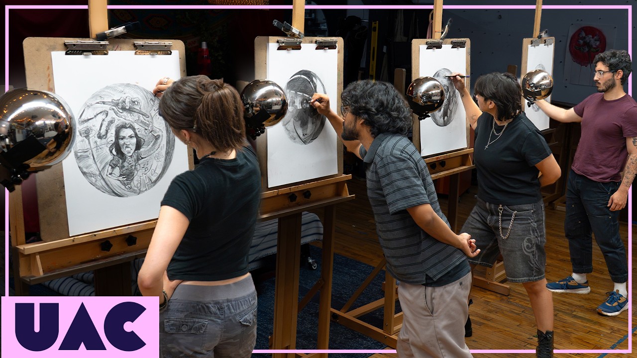 4 Pro Artists vs. Impossible Mirror Reflection