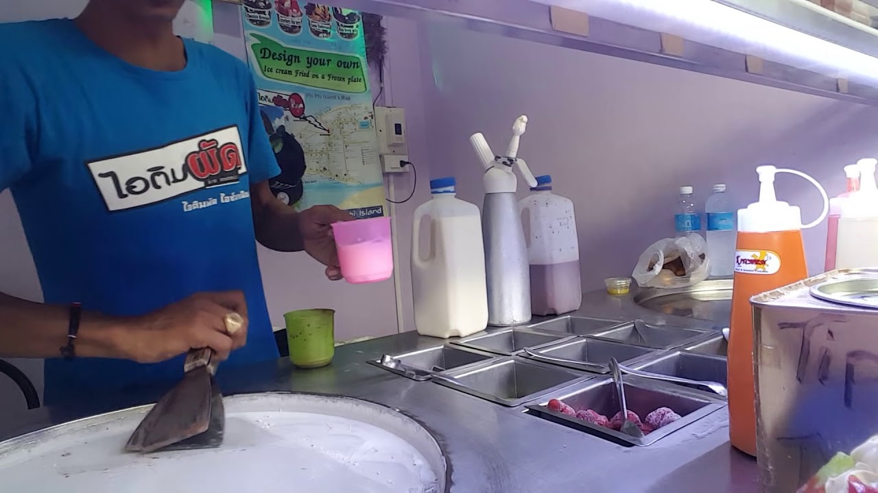 O verdadeiro sorvete tailandês