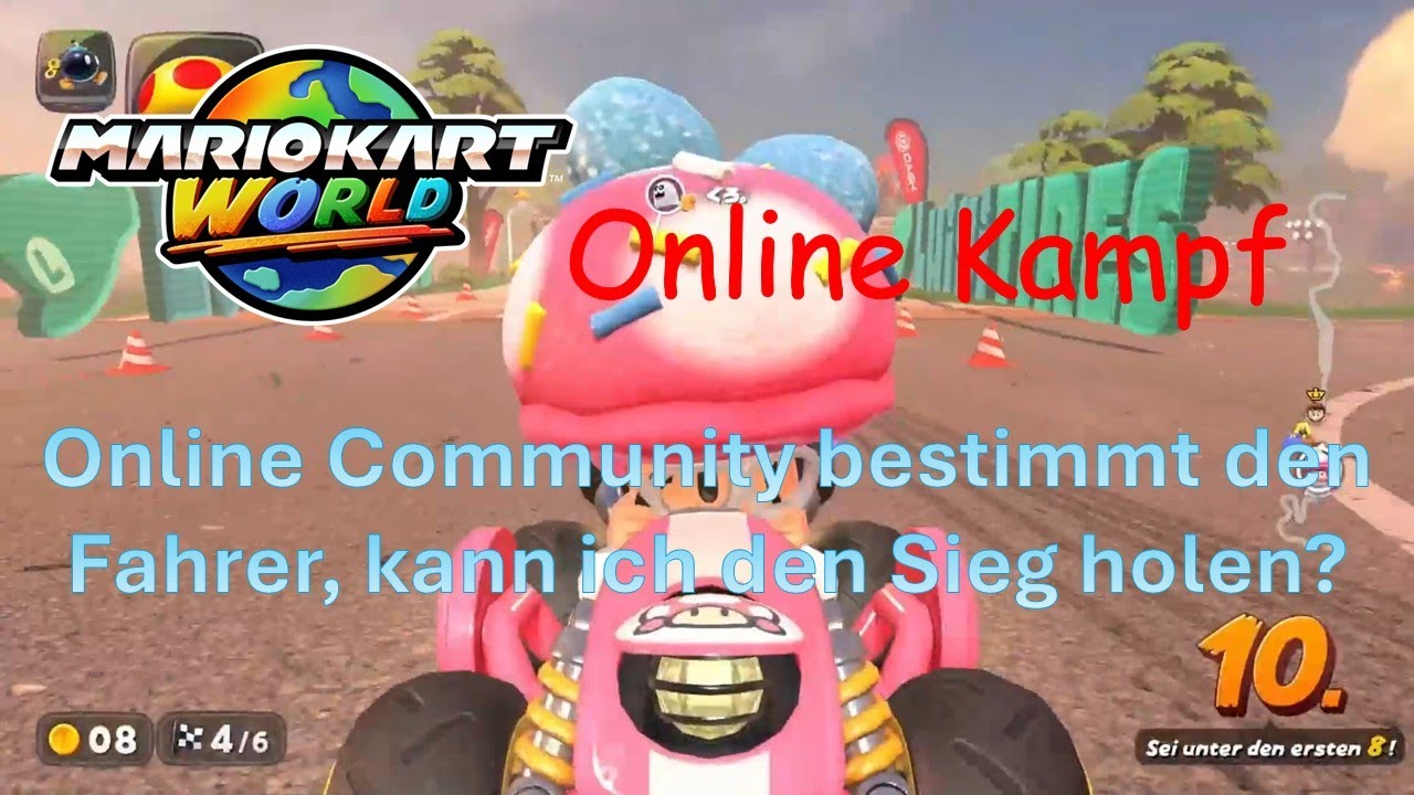 Mario Kart World – Online Community bestimmt den Fahrer, kann ich den Sieg holen? – Video 304