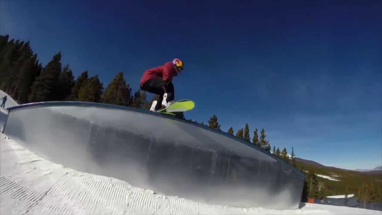 Olympic Snowboard Head Cam action with Aimee Fuller