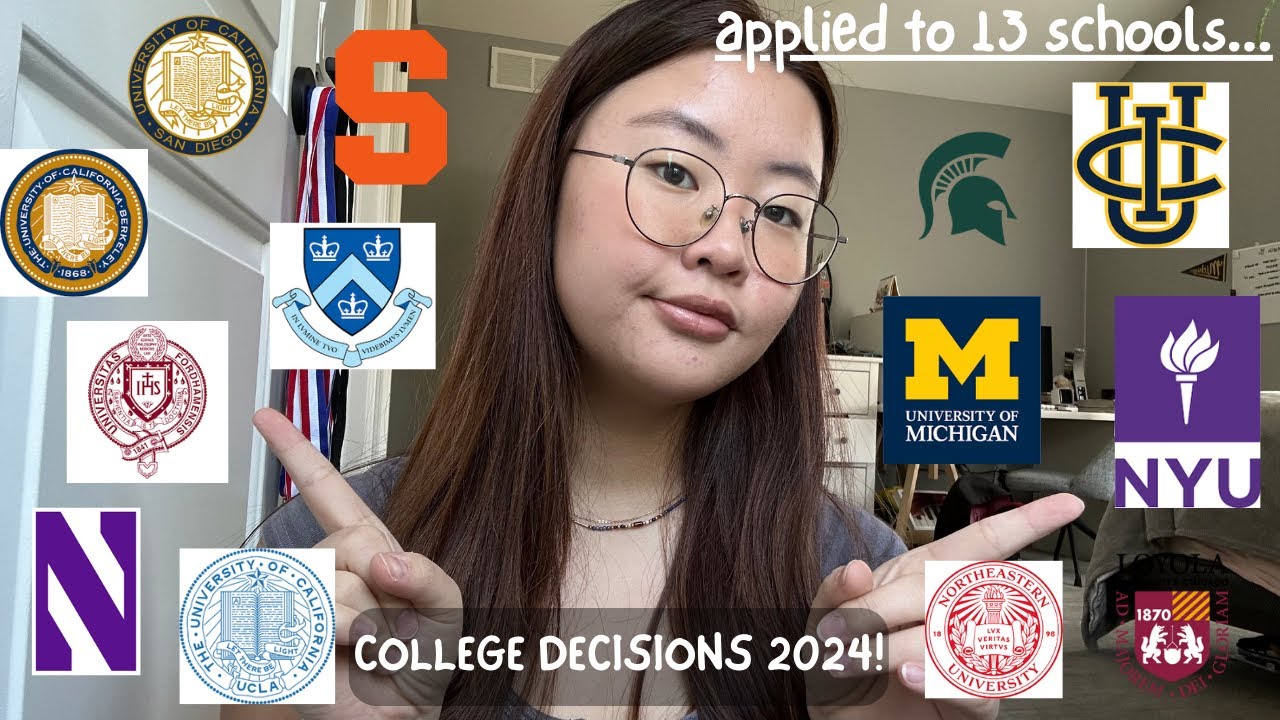 COLLEGE DECISION REACTIONS 2024! (Ivy, UC's, T-20s, and more)