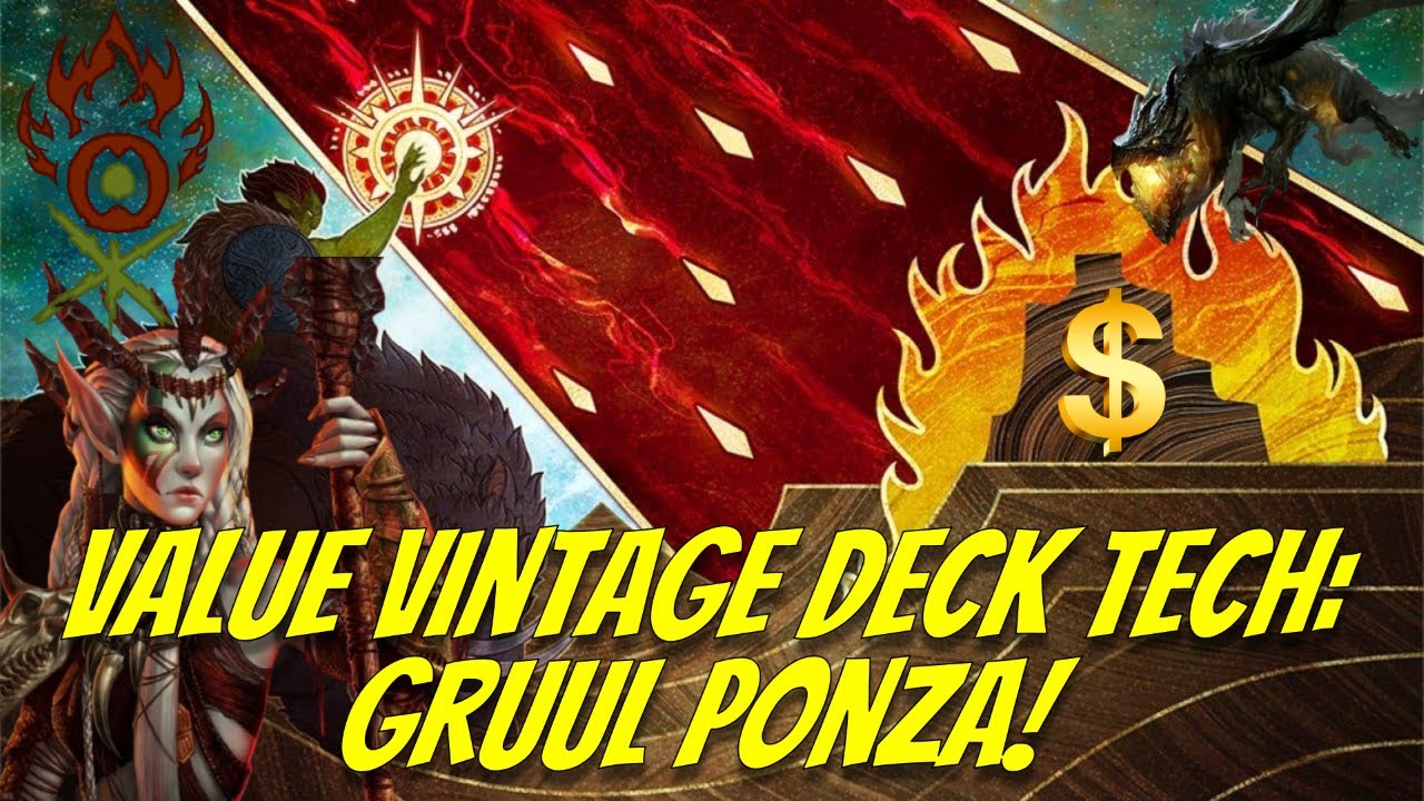Технология создания винтажной колоды Value Vintage: Gruul Ponza!