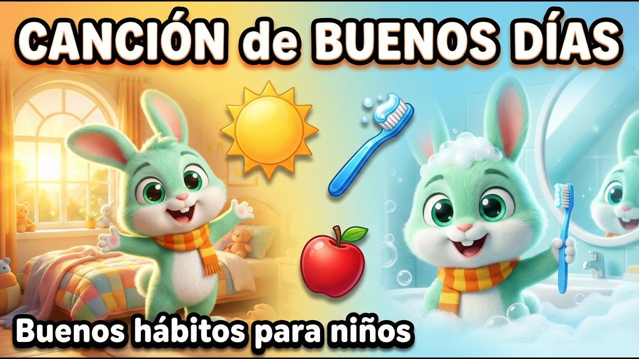 Rutina de la mañana de Tito ☀️🪥 | Buenos hábitos para niños | Canción infantil