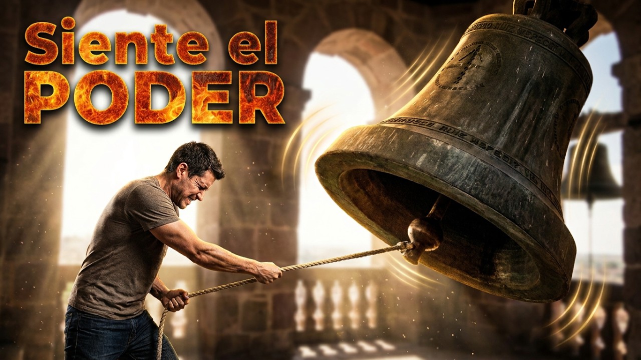 Tocando la campana de catedral