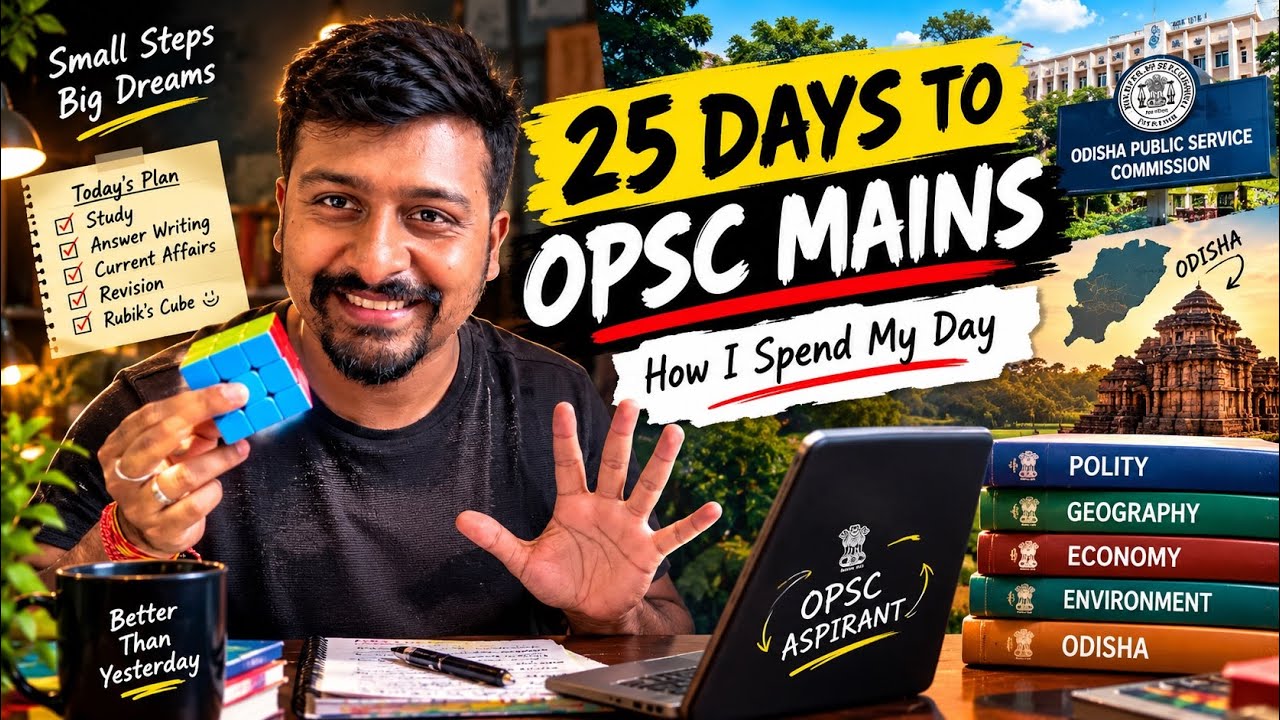 LAST 25 days | OPSC Mains 2026 | Day 03 of 27 Days to the exam series 