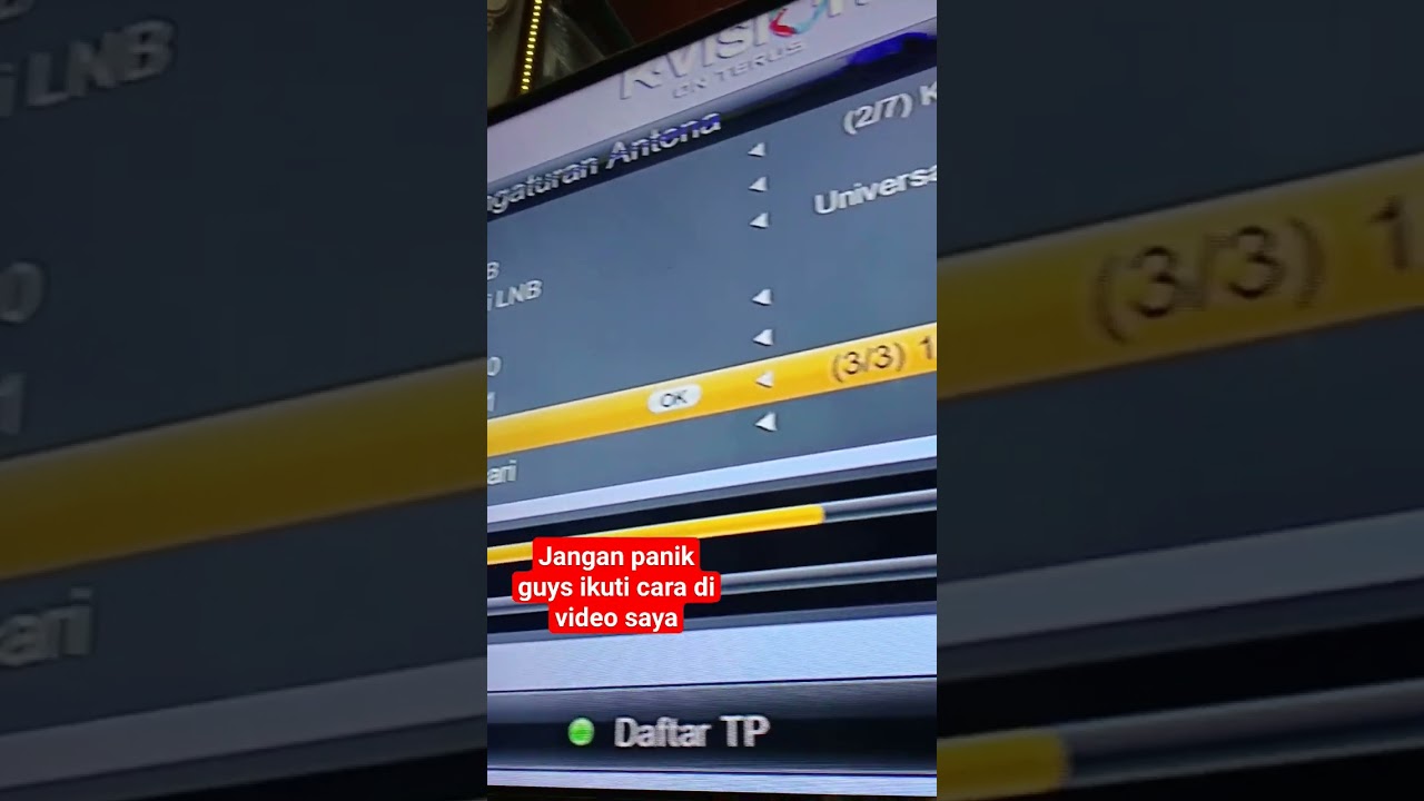 Frekuensi terbaru kvision ku band tidak dapat signal, Hanya RCTI. ikuti cara caranya #kvision