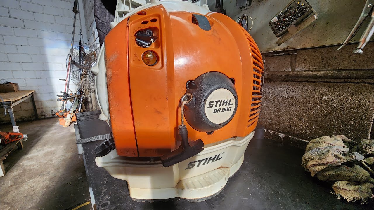 COMO TROCAR O CARBURADOR DO SOPRADOR STIHL BR 600.