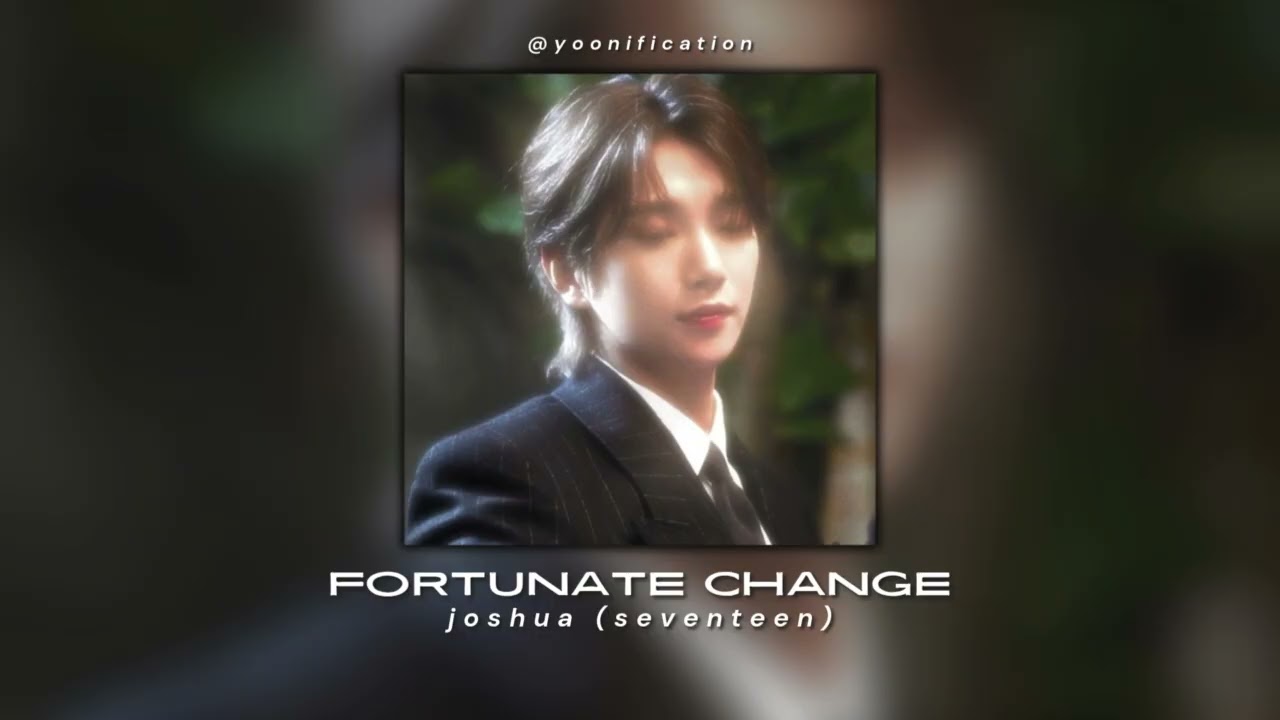 joshua (seventeen) - fortunate change (sped up)