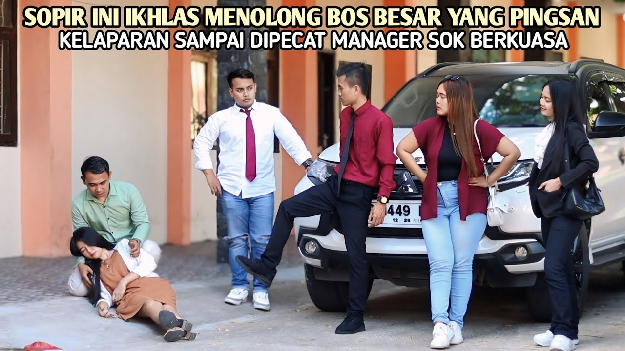 SOPIR INI IKHLAS MENOLONG BOS BESAR YANG PINGSAN & KELAPARAN SAMPAI DIPECAT MANAGER SOK BERKUASA !!