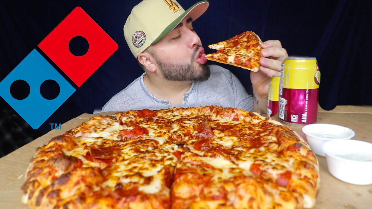 Cheesy Dominos Pizza Mukbang • Like the Old Days 🍕