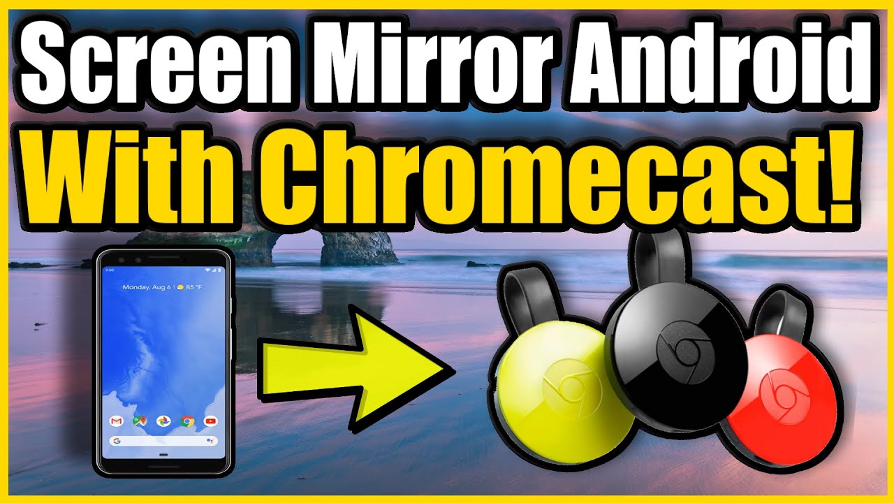 How to use ChromeCast Screen Mirroring on Android Phone to TV (Android Mirroring Tutorial)