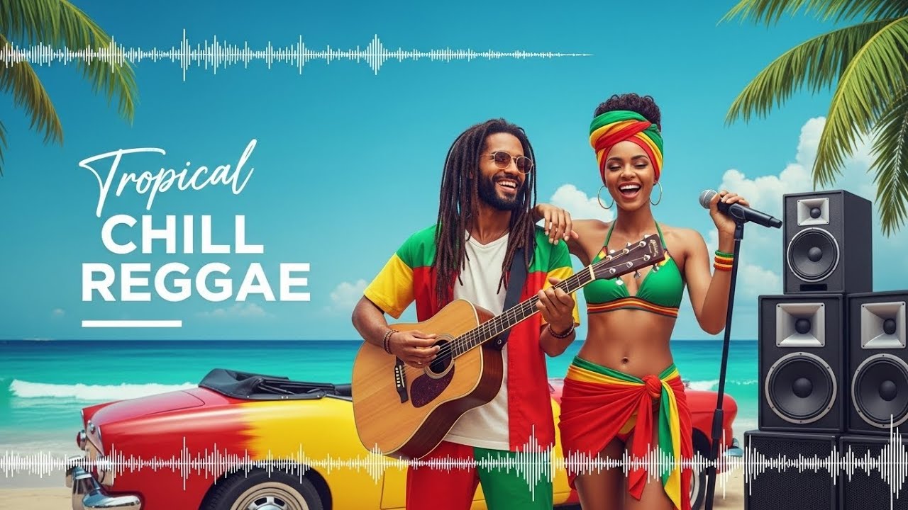Hawaiian Relaxing Music Soft Ukulele Reggae Songs on the Peaceful Beach