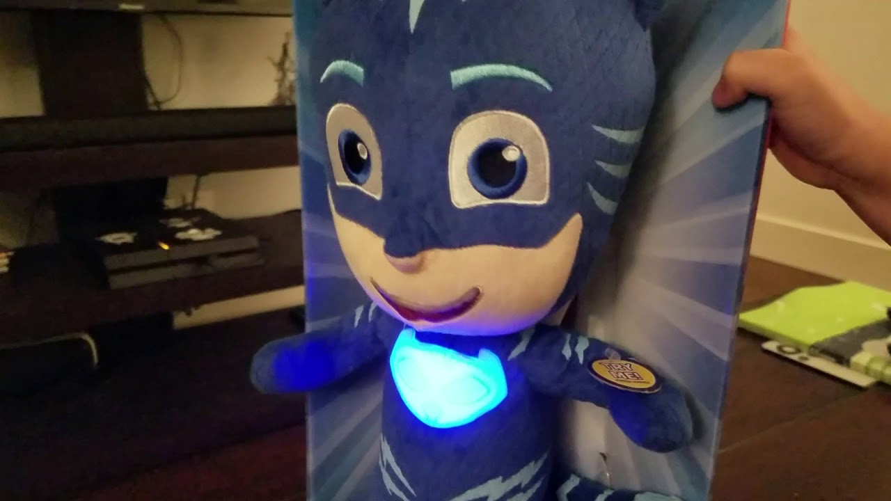 Opening PJ Masks Plush Doll and Action Figures
