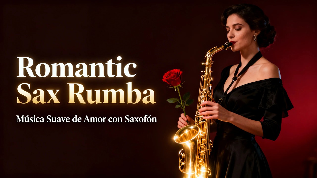 Romantic Sax Rumba Latino Night | Música Suave de Amor con Saxofón