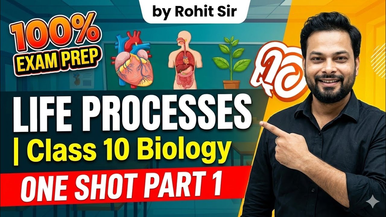Life processes L-1 | Class 10th | Biology| by- Dr. Rohit Pratap Singh 