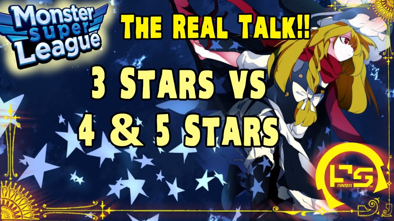 Monster Super League Guide: 3 VS 4 & 5 STAR MONSTERS!! WHAT MAKES MONSTER SUPER LEAGUE DIFFERENT!!