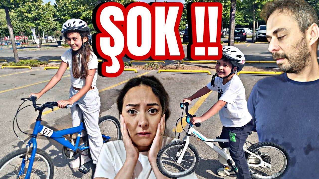 Bisiklet vlog !! Bisiklet sürmeyi öğrendiler! Hem de 4 saatte! 😱