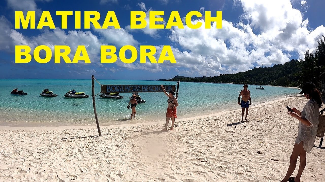 Matira Beach, Bora Bora, Tahiti, French Polynesia    Made with Clipchamp