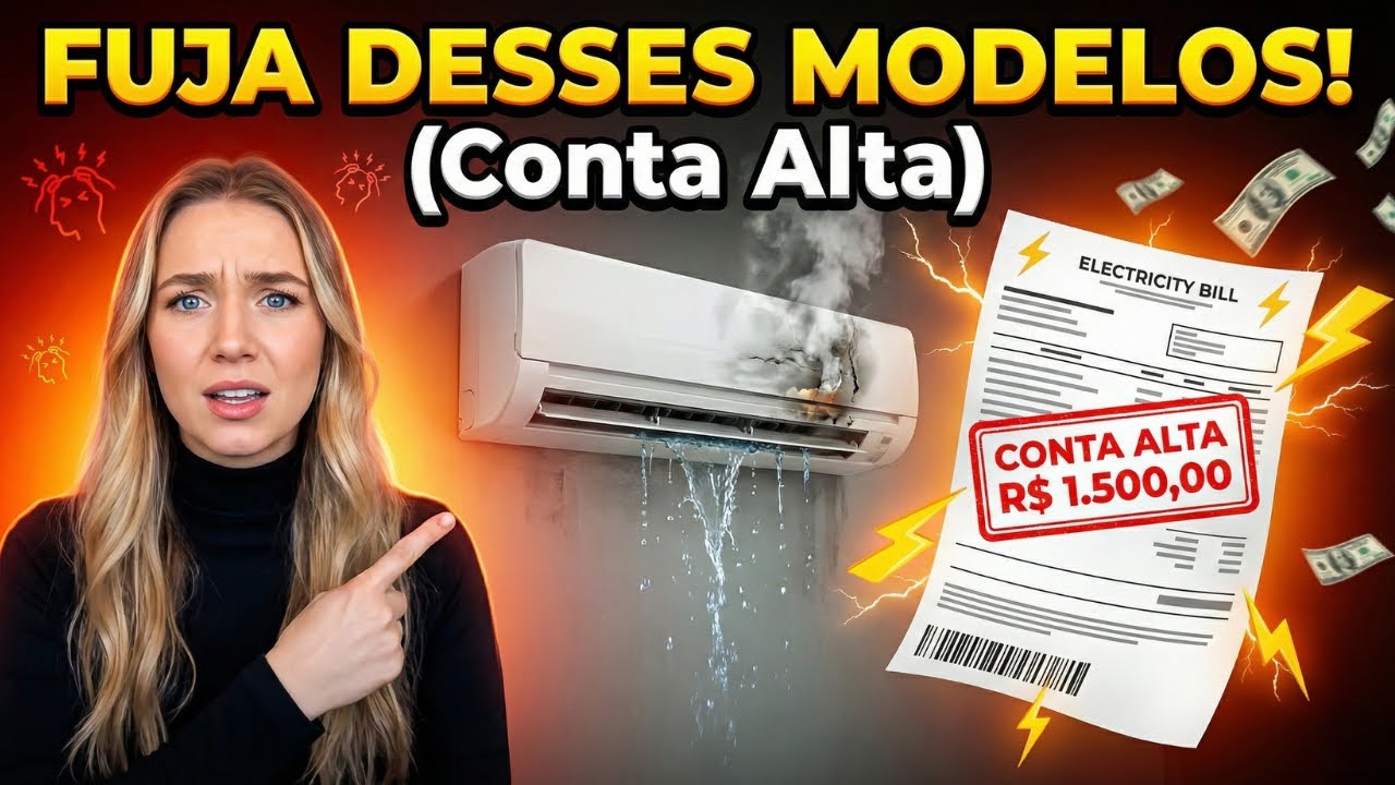FUJA desses AR-CONDICIONADOS! É só CONTA DE ENERGIA ALTA e DOR DE CABEÇA
