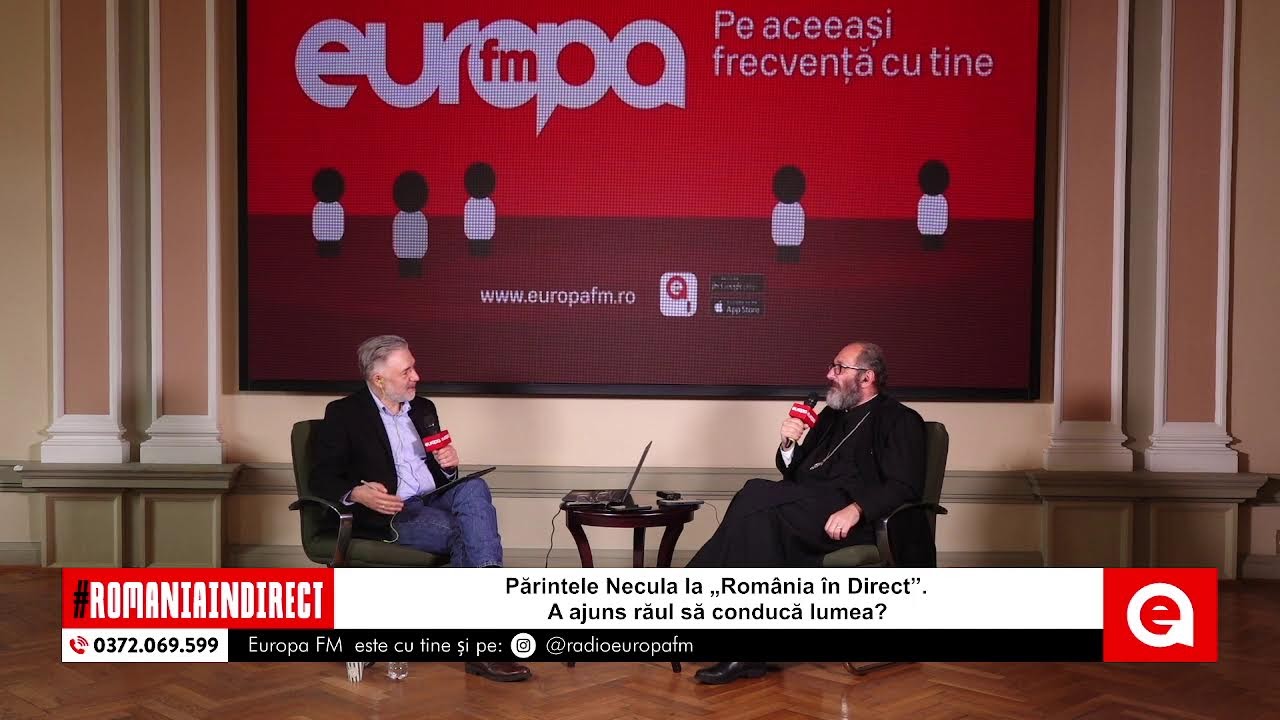 Rom&acirc;nia &icirc;n Direct: Părintele Necula la &bdquo;Rom&acirc;nia &icirc;n Direct&rdquo;. A ajuns răul să conducă lumea?