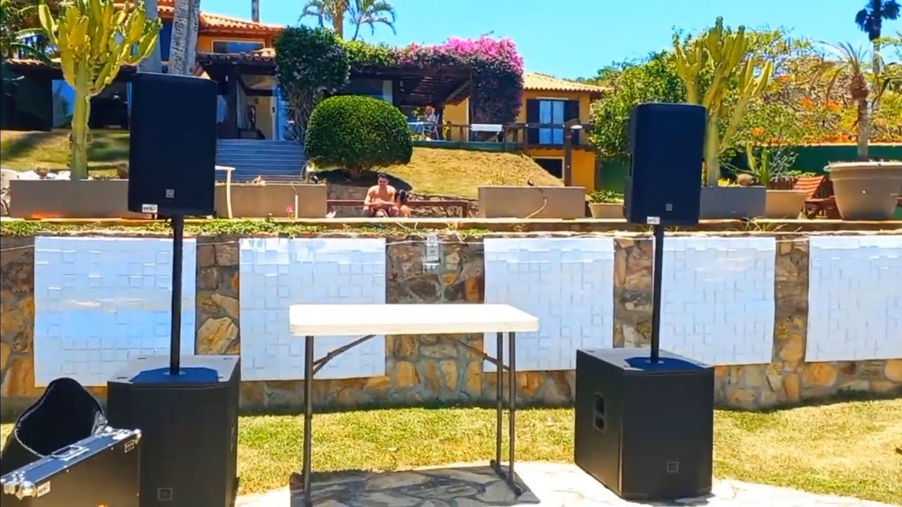 SUB JBL MAX 18 COM ELETROVOICE 12 