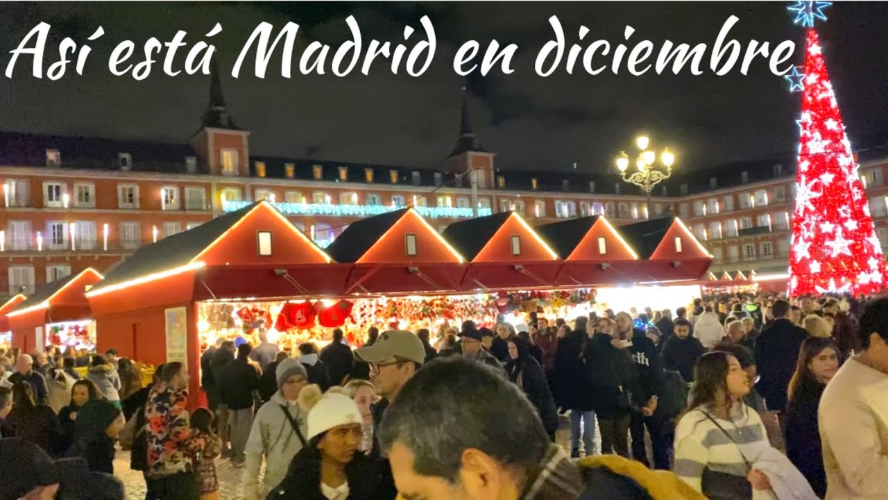 OS ENSEÑO LAS LUCES DE NAVIDAD EN MADRID centro 