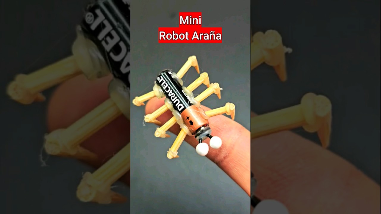 Robot Ara&ntilde;a #dcmotor #experiment #project #shorts