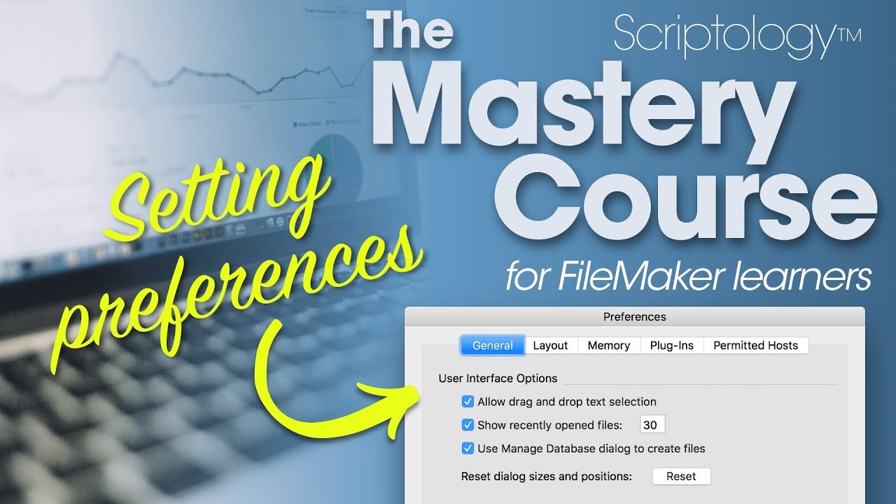 Lesson #1 - Setting preferences - Scriptology Mastery Course for FileMaker Pro