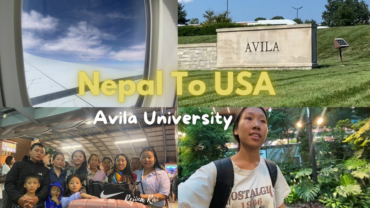 Nepal to Avila University🇳🇵🇺🇸 || First Day in Avila || Vlog 44 || @rejina_rai05