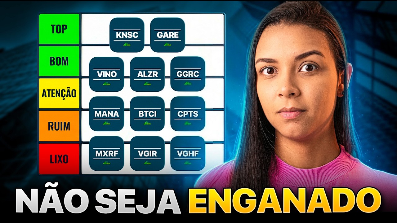 A REAL SOBRE OS 10 FIIS DE BASE 10 MAIS FAMOSOS DA BOLSA!