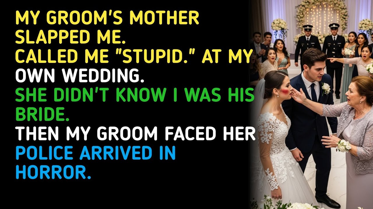 MY GROOM'S MOTHER SLAPPED ME.CALLED ME 