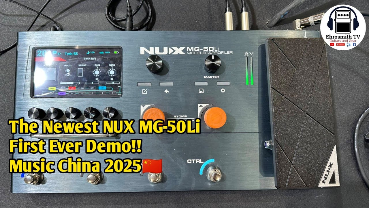 NUX MG-50Li Demo in Music China 2025 | NUX MG-50Li First Ever Demo!