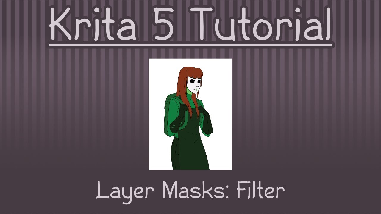 Krita 5.1 Tutorial: Layer Masks - Filter