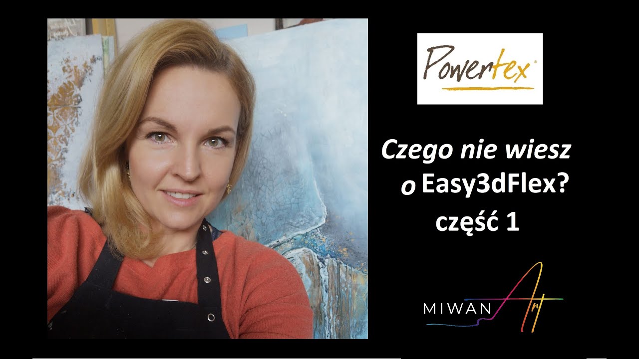 Czego nie wiesz o Easy3dflex?  To proszek , który łączymy z Powertex w celu uzyskania spękań 3d cz.1