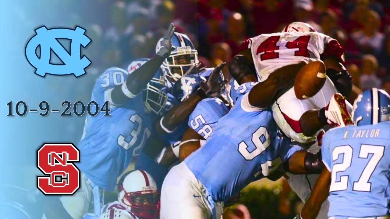 UNC Football: North Carolina vs NC State | 10-9-2004 | Full Game