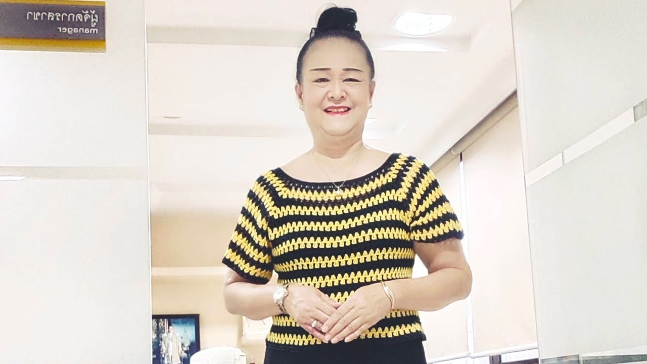เสื้อถักโครเชต์กับบุบผาพารวยว