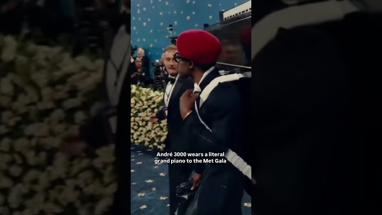 Andre 3000 Wore A Literal Piano To The Met Gala