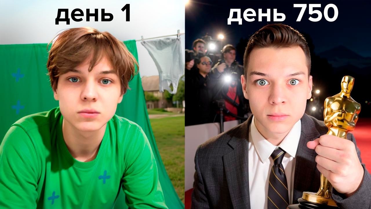 Я потратил 750 Дней Чтобы Стать Актером 