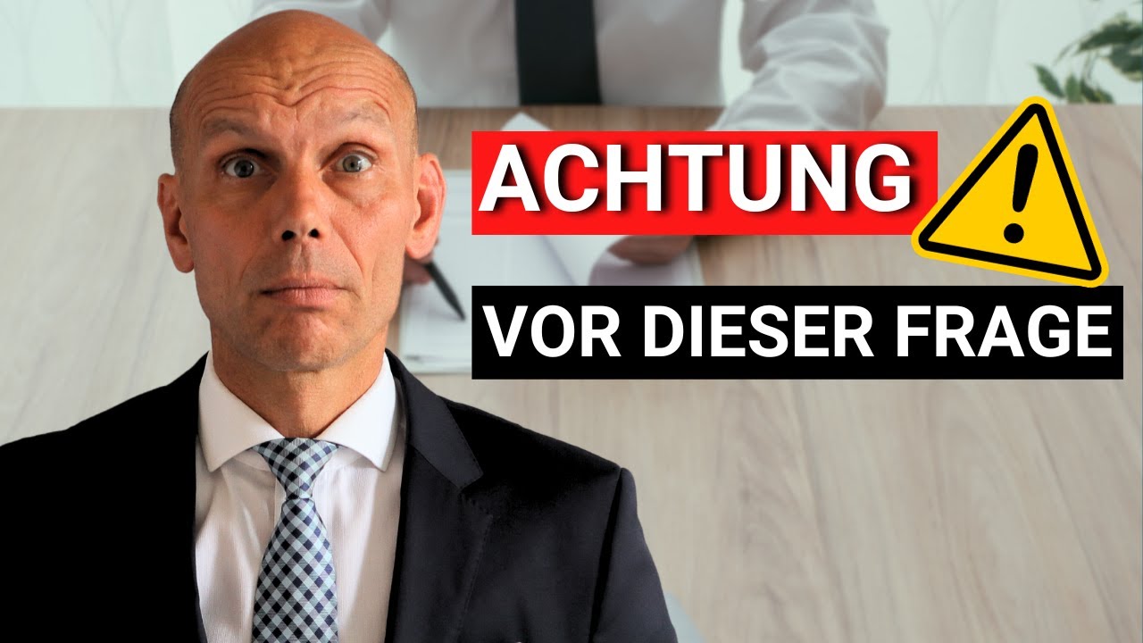 Die schwierigste Job-Interviewfrage - Antworte SO (mit PDF Download)