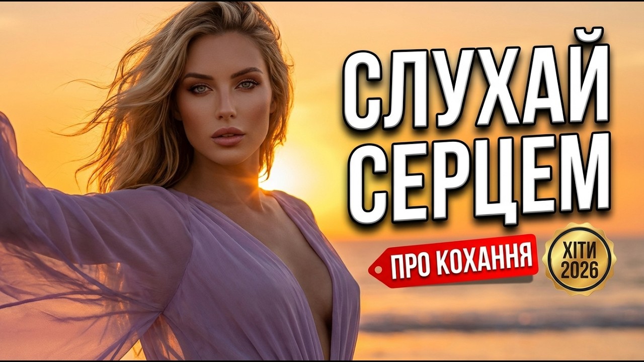 🎵💔 Найкращі пісні про кохання 💔 Душевні хіти 2026 • Найкращий романтичний збірник (1 година)