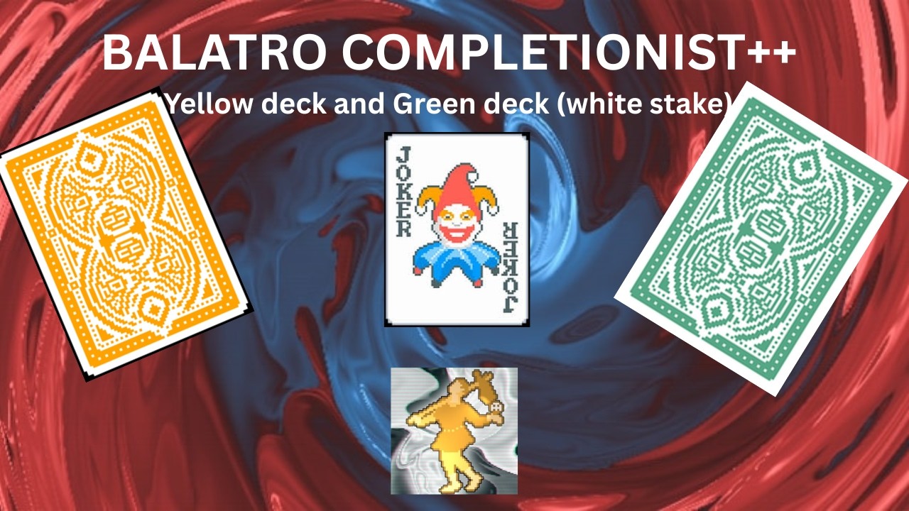 Balatro Green and Yellow deck