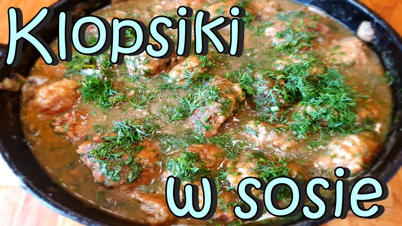 Klopsiki w sosie pieczarkowym 🙂🍄