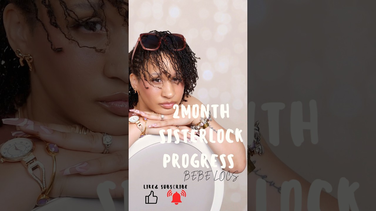 Sisterlock Journey, First 2 months!!! ✨#sisterlockjourney #sisterlock #sisterlocksupdate #blackhair